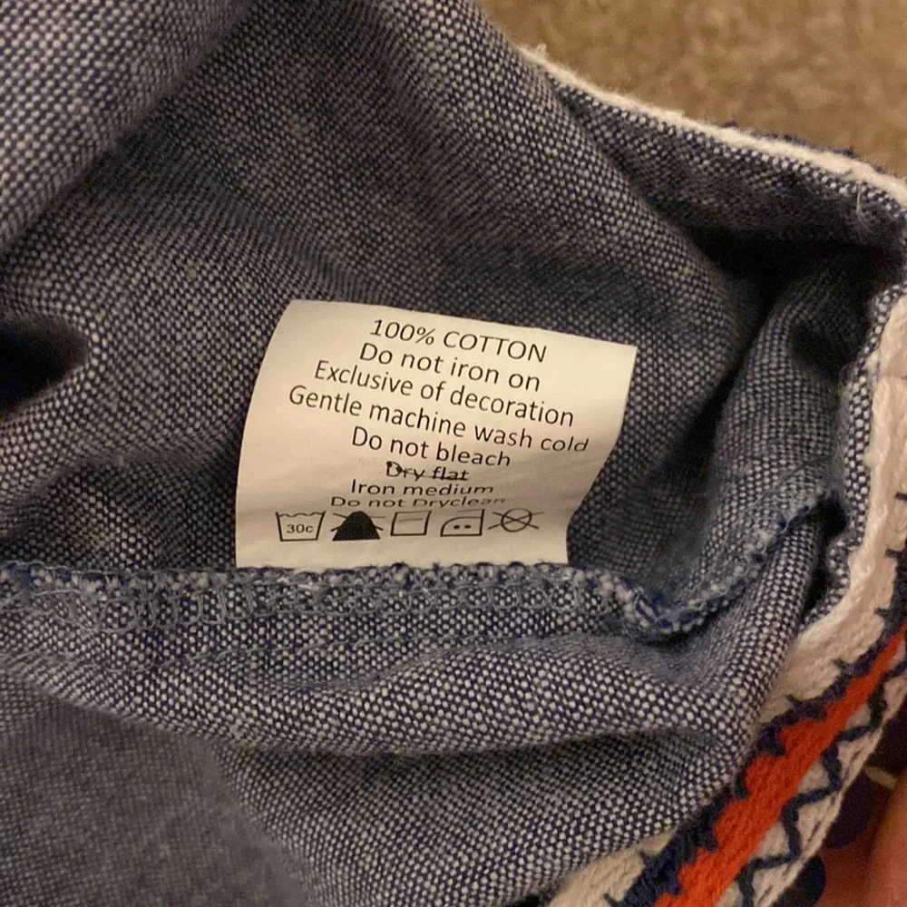 Mudpie Short Sleeve Denim Dress - Picture 8 of 8